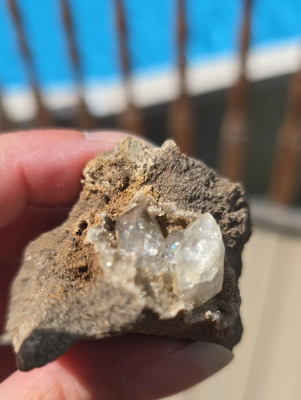 #35 Small Raw Crystal Cluster With Herkimer Diamonds